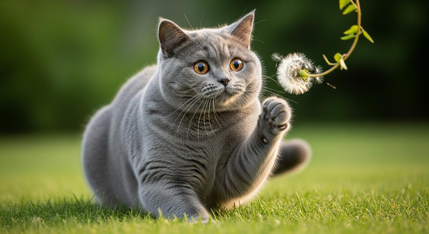 cat playing