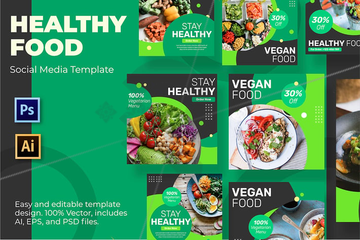 Food Social Media Template
