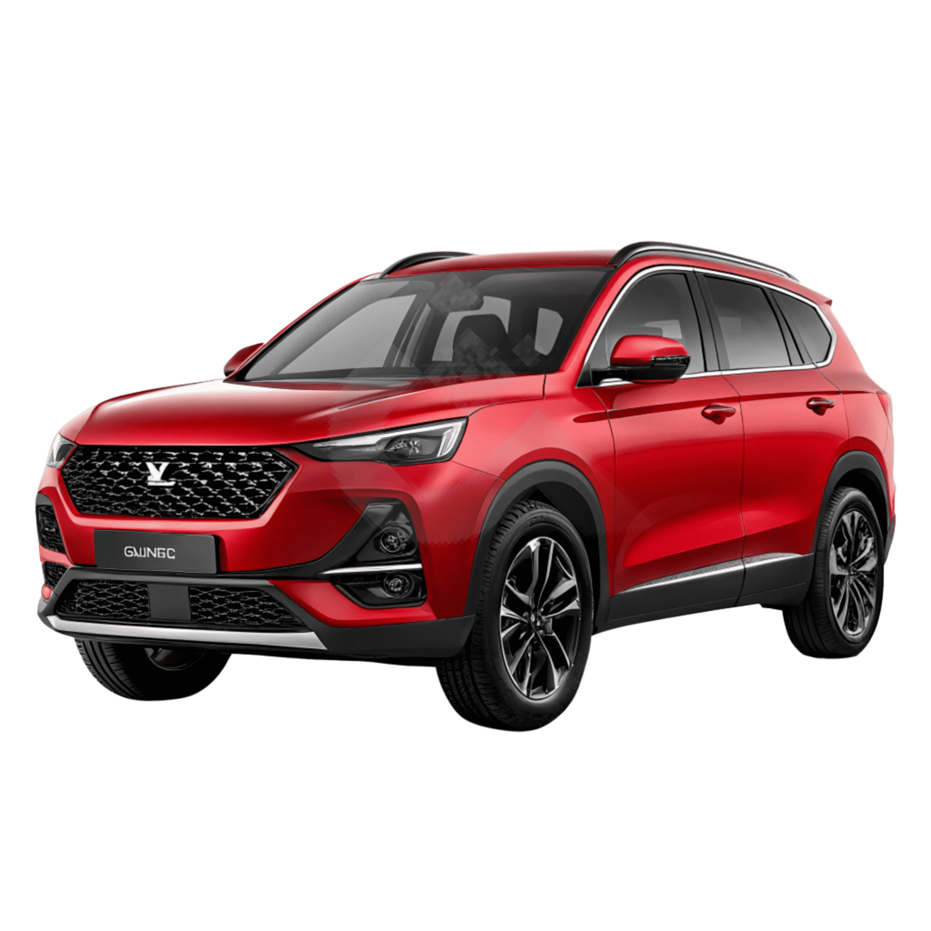 Sleek Red Modern SUV
