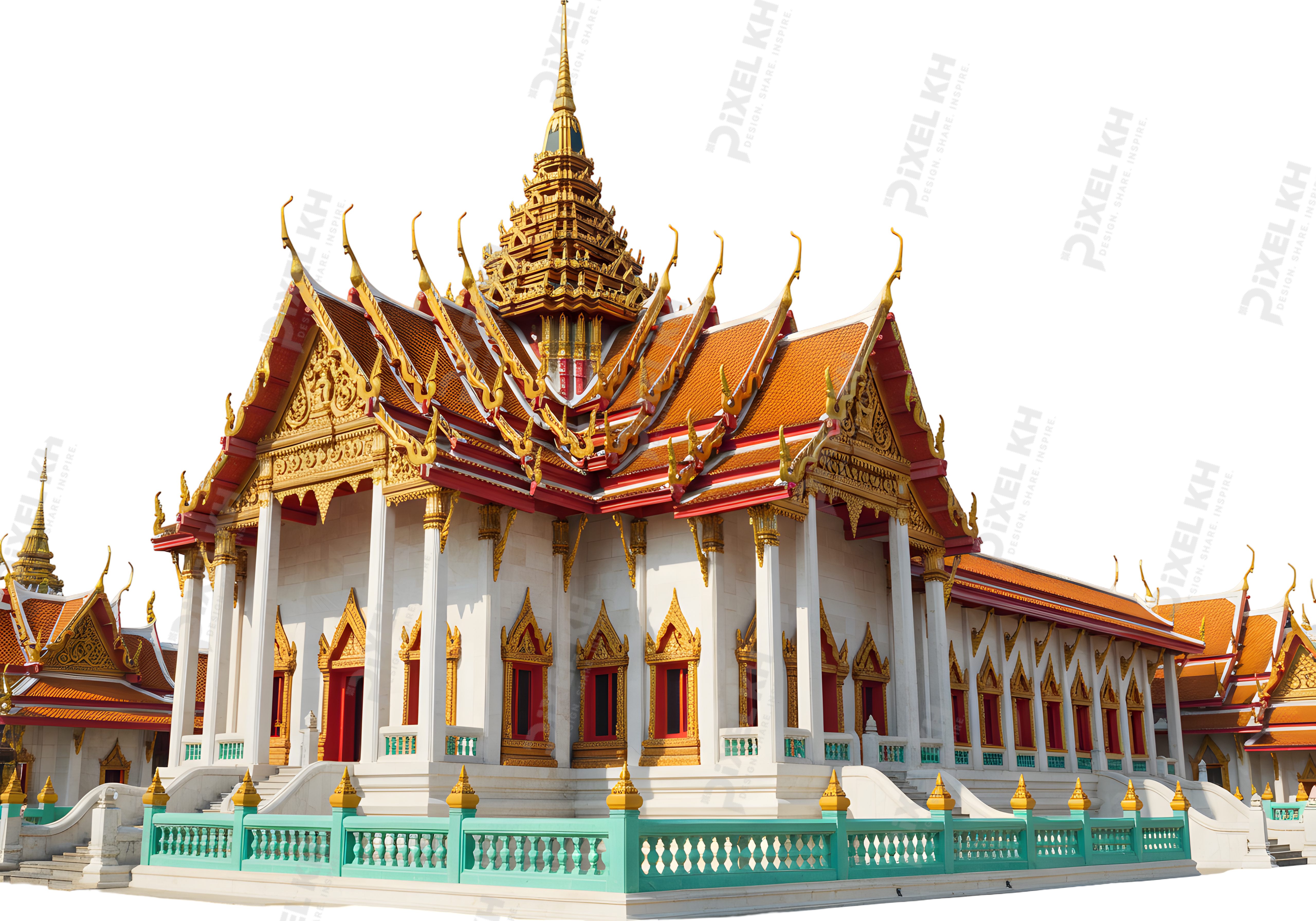 Magnificent Khmer Temple Architecture wi