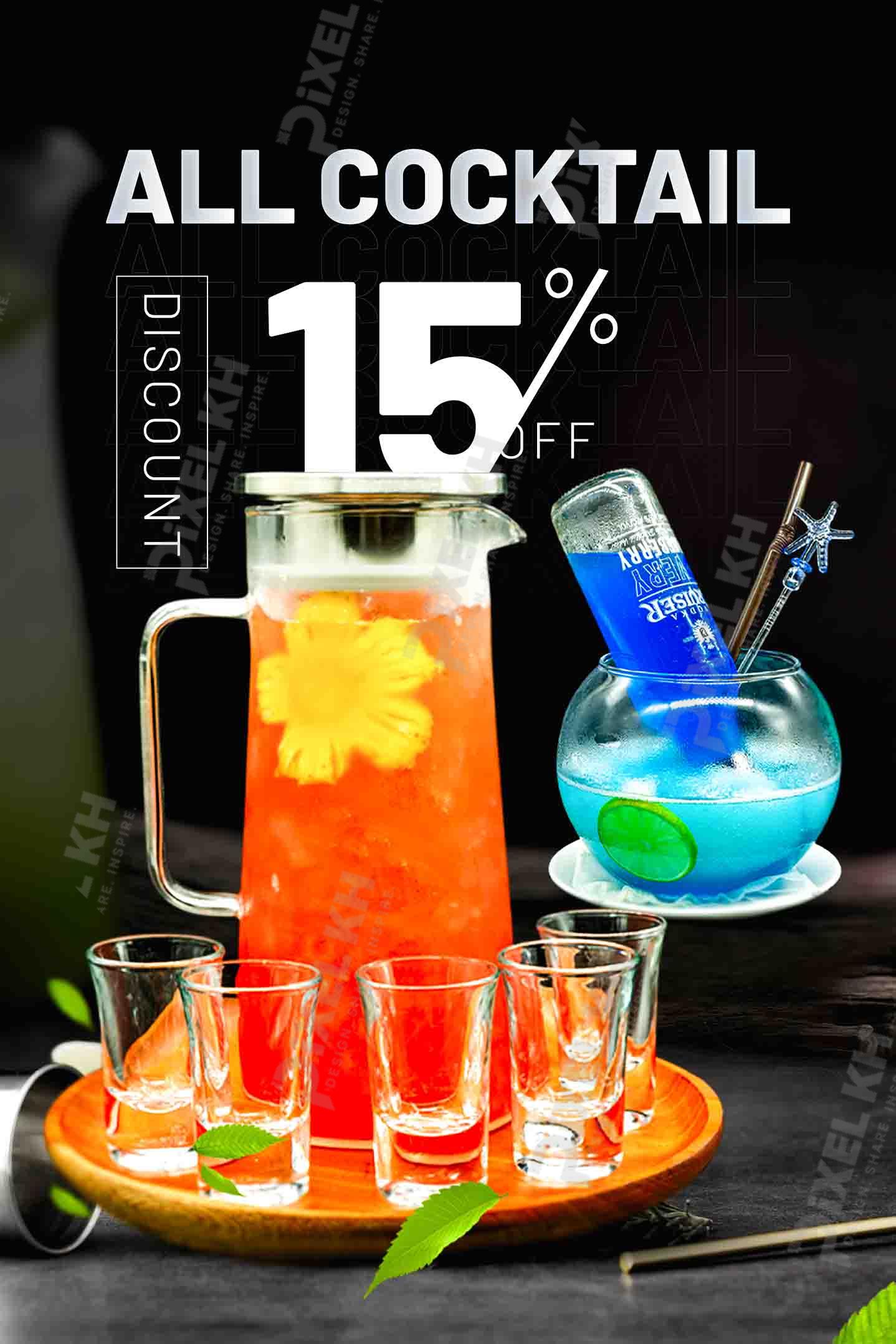 Cocktail Promotion Flayer Templates